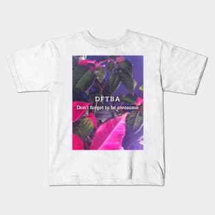 DFTBA rehabilitated poinsettia Kids T-Shirt